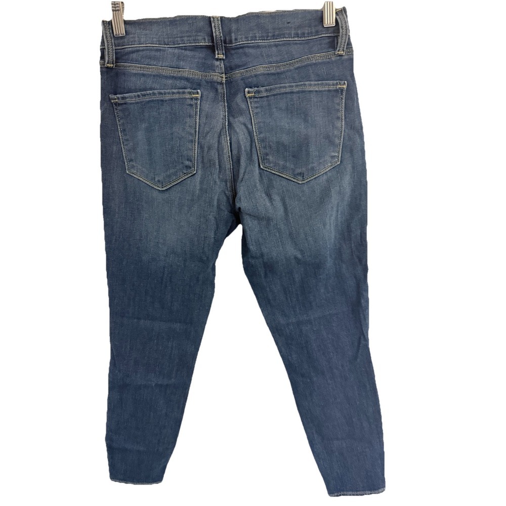 ANN TAYLOR WOMENS JEANS SIZE 6 MODERN FIT THE SKINNY ANKLE MEDIUM WASH MID‎ RISE